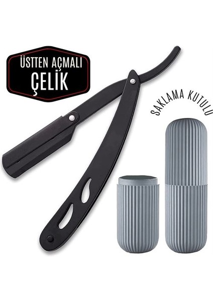 Transformacion Absolute 6 Adet Black Çelik Ustura Kutulu Set