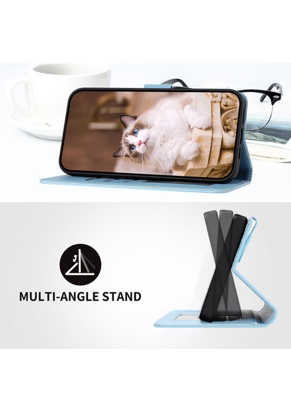 Samsung Galaxy S20 Plus Kart Tutuculu Deri Manyetik Folyo Kapak, Kickstand - Tpu Darbeye Dayanıklı Dayanıklı Koruyucu Telefon Kılıfı (Yurt Dışından)