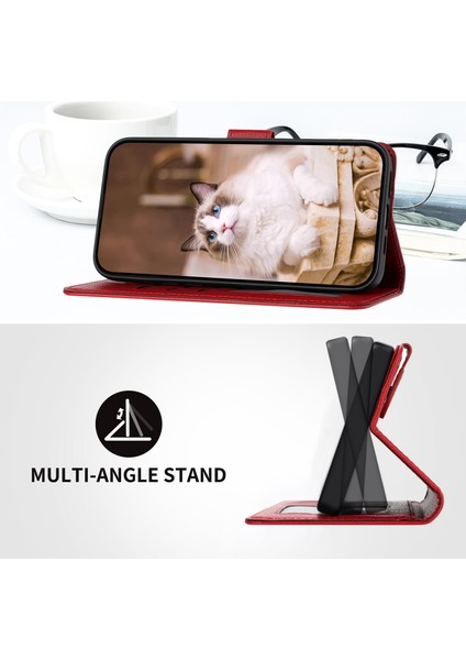 Samsung Galaxy S20 Plus Kart Tutuculu Deri Manyetik Folyo Kapak, Kickstand - Tpu Darbeye Dayanıklı Dayanıklı Koruyucu Telefon Kılıfı (Yurt Dışından)