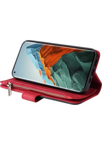 Durumda Xiaomi Mi 11 Pro Dokuz Kart Yuvalı Zip Cüzdan Suni Deri Manyetik Kapatma Telefon Kılıfı (Yurt Dışından) indirimleri