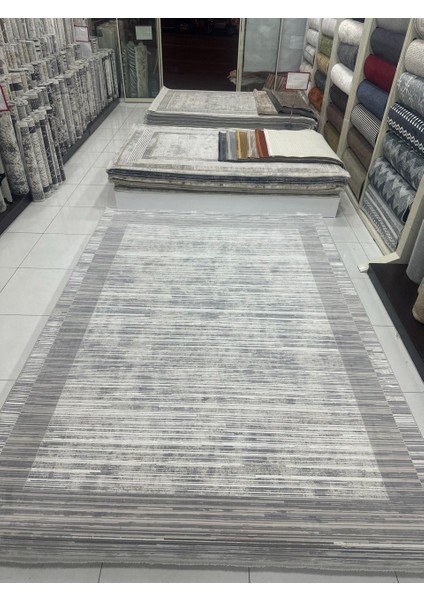 Bambu Saten Kaymaz Tabanlı Modern Yıkanabilir Kilim Halı 6m2 200X290