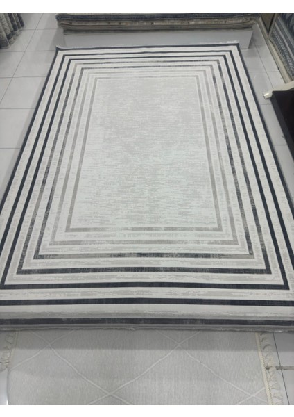 Bambu Saten Kaymaz Tabanlı Modern Yıkanabilir Kilim Halı 6m2 200X290