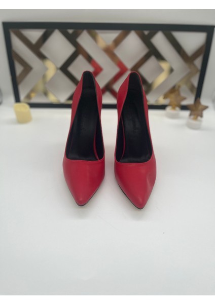 Kadın Kırmızı Stiletto Ayakkabı indirimleri