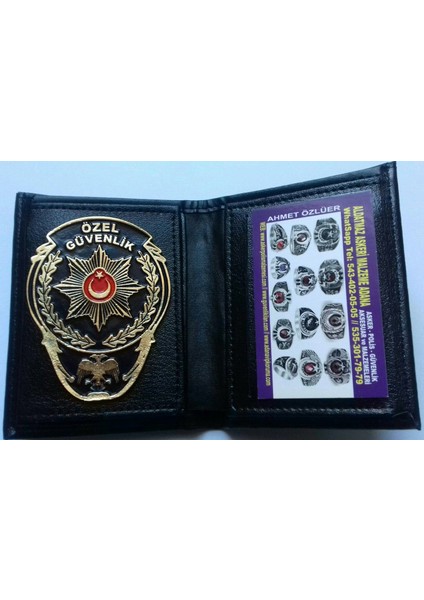 Özel Güvenlik Rozetli Cüzdanı,+1rozet Satınal-Sıvıle Satılmaz-Sadece,özel Güvenlik Kimlik Kartlı ,güvenlik Görevlisi Alabilir.