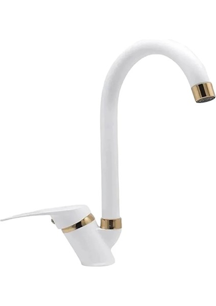 Beyaz Gold Robot Duş Seti Lavabo Banyo Bataryası 3'lü Set Takım fırsatları