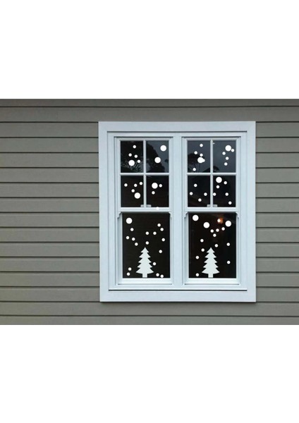 Merry Christmas Şirin Figürler Yılbaşı Sticker Setleri - Yılbaşı Seti