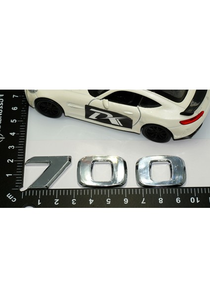 Benz 700 Brabus Bagaj Krom Abs 3m 3D Yazı Logo