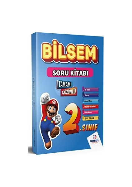 Kurul Yayıncılık 2. Sınıf BİLSEM Çözümlü Soru Kitabı