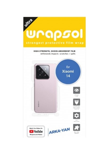 Xiaomi 14 Arka ve Yan Koruyucu Poliüretan Film fiyatları