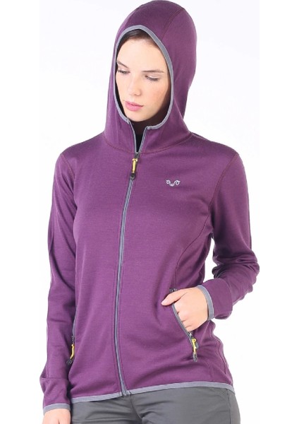 Marin Fermuarlı Kapüşonlu Kadın Sweatshirt - Prp modelleri