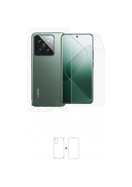 Xiaomi 14 Pro Ön, Arka ve Yan 360 Derece Tam Kaplama Poliüretan Film