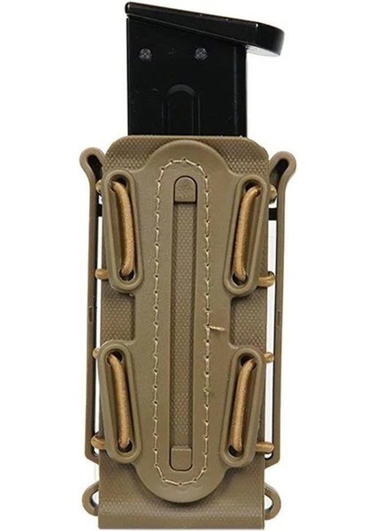 Kauçuk 9mm Şarjörlük (Tan)