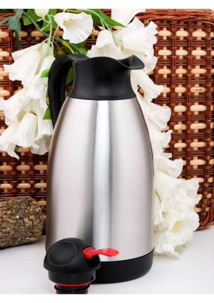 Kitchen House 2 Litre Çelik Termos Inox modelleri