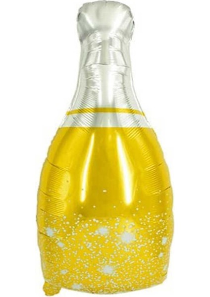 Yılbaşı Sarı Renk Şampanya Folyo Balon 45X86 cm fiyatları