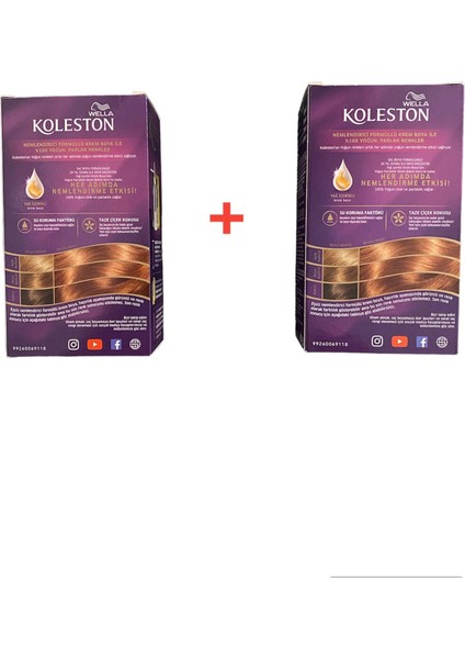 Koleston Kit Saç Boyası Seti Gizemli Kahve