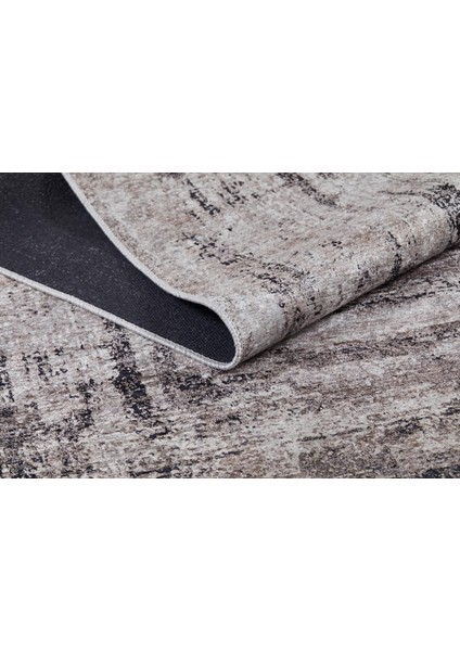 Voljsk Kahverengi Modern Polyester Dijital Baskı Halı