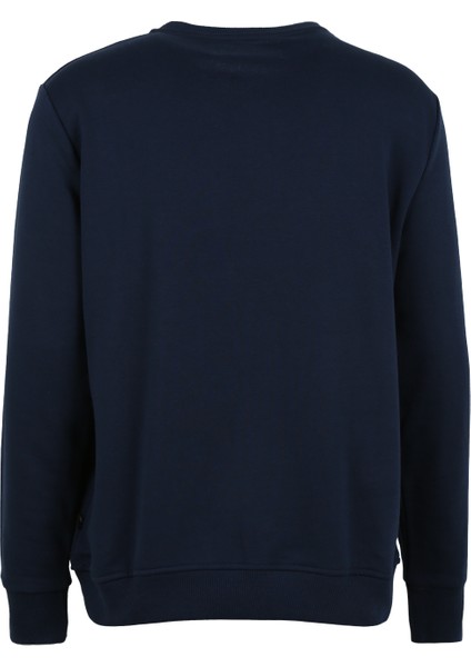 Bisiklet Yaka Lacivert Erkek Sweatshırt TC1905BASKILI Tshırt fiyatları