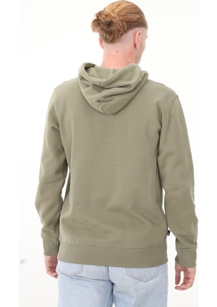 TB0A6FKM5901 Timberland Ls Cursive Hoodie Sweatshirt Regular Erkek Sweatshirt Haki modelleri