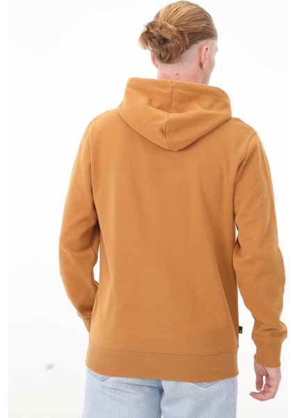TB0A6FKMP471 Timberland Ls Cursive Hoodie Sweatshirt Regular Erkek Sweatshirt Kahve modelleri