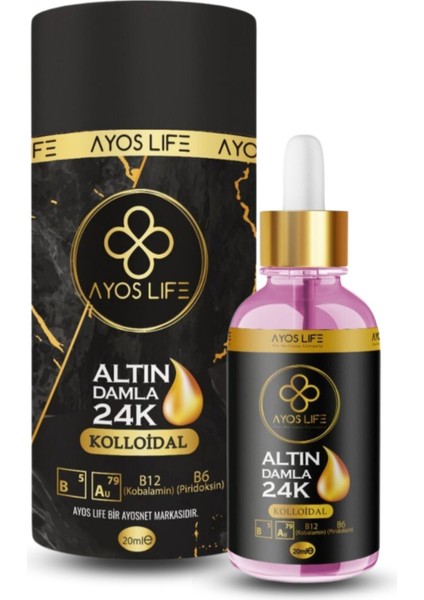 Altın Damla 200 ppm 20 ml Vitamin. B6 & Vitamin B12 & Bor