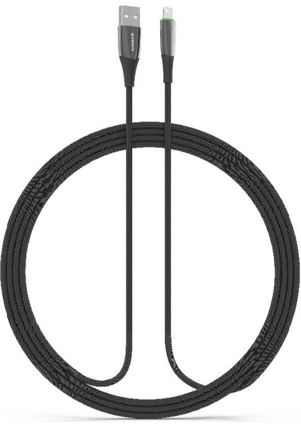 C134AL Metal Ledli 2.4A Lightning Şarj & Data Kablosu modelleri