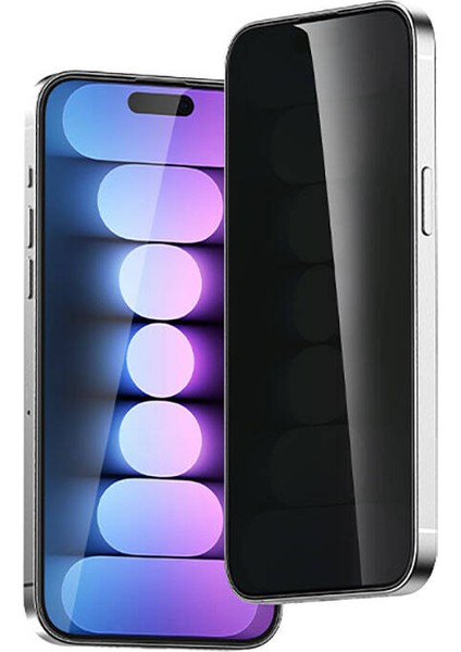 iPhone 15 Uyumlu Recci RSP-A16AP Privacy Temperli Cam Ekran Koruyucu