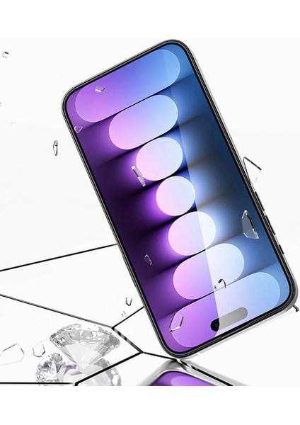 iPhone 15 Uyumlu Recci RSP-A16AP Privacy Temperli Cam Ekran Koruyucu