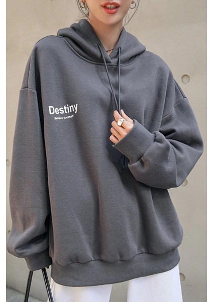 Destiny Tasarım Baskılı Sweatshirt