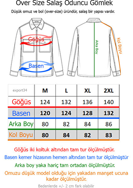 Exve Exclusive Haki Gri Ekose Kareli Oversize Kışlık 4 Cepli Salaş Oduncu Büyük Beden Gömlek