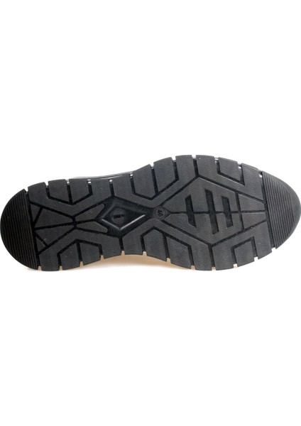 Deri Siyah Lastik Bağcıklı Termo Taban Erkek Ayakkabısı indirimleri
