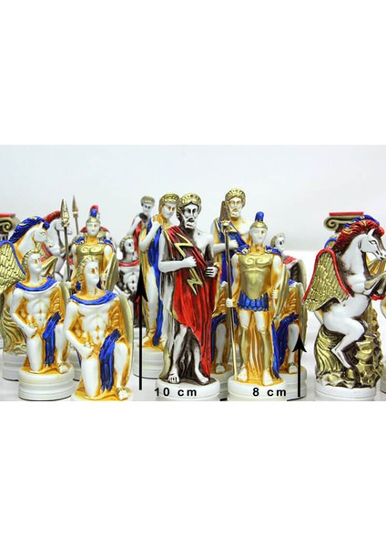 Satranç Takımı Polyester Ortaboy Pegasus