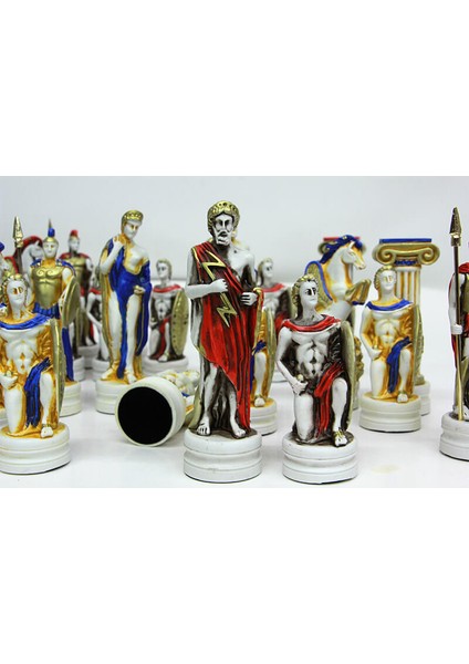 Satranç Takımı Polyester Ortaboy Pegasus