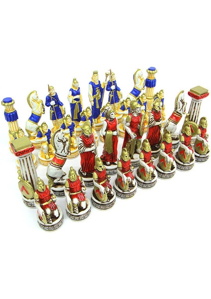 Satranç Takımı Polyester Büyükboy Sparta Pers