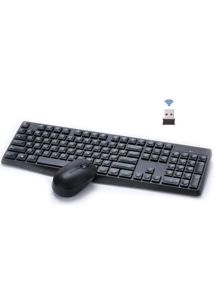 Hp CS10 Kablosuz Wireless Sessiz Klavye Mouse Set Türkçe Q