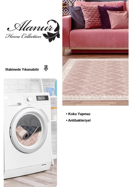 Dijital Salon Halısı Star Pamuk Kaymaz Taban Modern Krystalyn Pudra modelleri