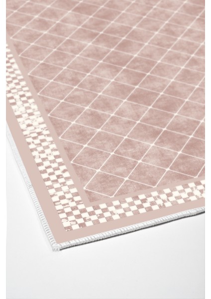 Dijital Salon Halısı Star Pamuk Kaymaz Taban Modern Krystalyn Pudra fırsatları