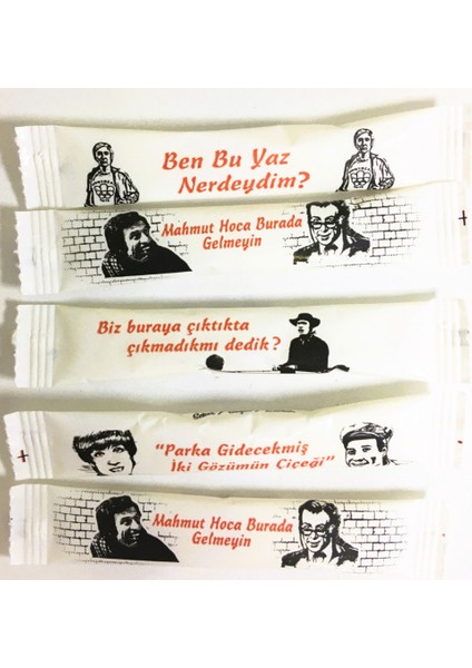 Yeşilçam Serisi Stick Şeker 3 Gr. 1667 Adet 5 Kg