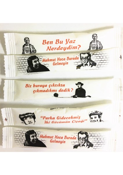 Yeşilçam Serisi Stick Şeker 3 Gr. x 333 Adet 1 kg