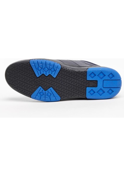 Deri Lastikl Bağcıklı Erkek Sneaker