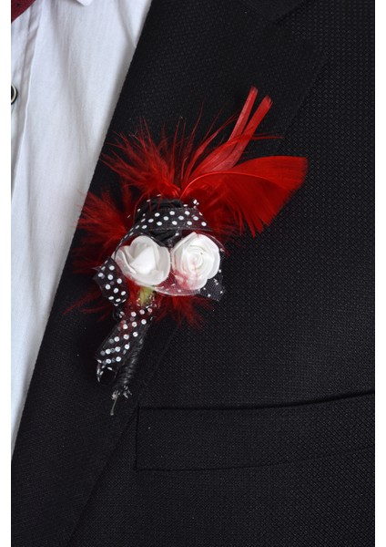 Damat Yaka Çiçeği Rozet