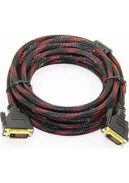 10 Metre DVI Kablo 10 Metre Örgülü DVI Kablo 10 Metre 24+1 DVI Kablo