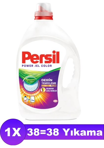 Sıvı Çamaşır Deterjanı 2470 ml Renkli 38 Yıkama