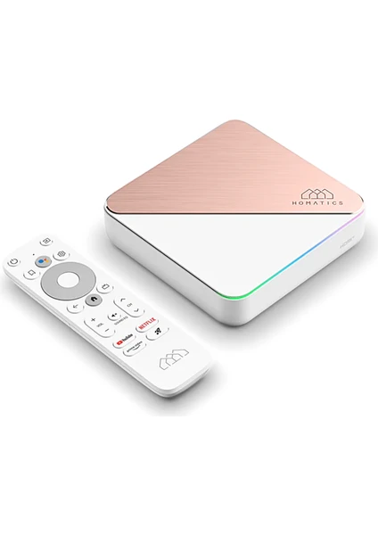 Box R 4K Plus Rose Gold Orjinal Lisanslı Android Tv Box