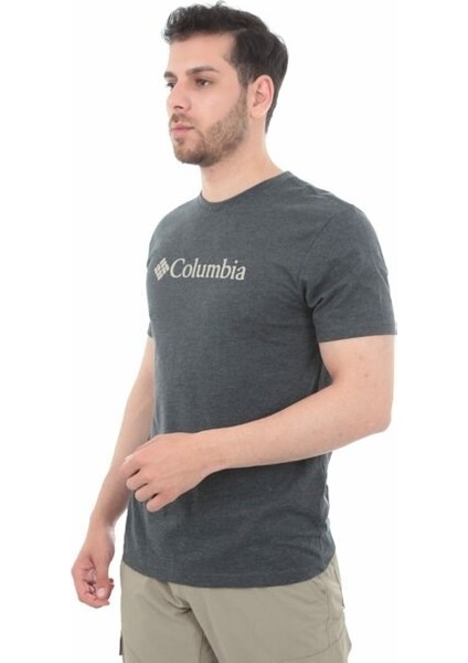 Csc Basic Logo™ Shirt Erkek Tişört Gri