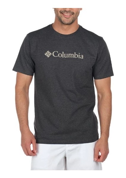 Csc Basic Logo™ Shirt Erkek Tişört Gri fırsatları