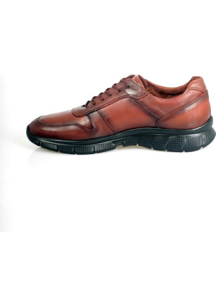 Deri Bağcıklı Kahverengi Erkek Ayakkabısı fırsatları