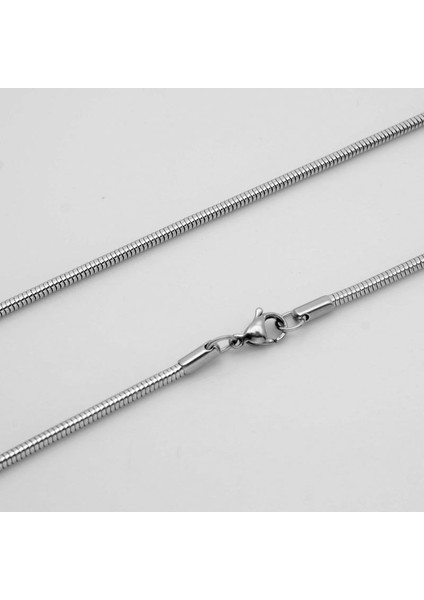 60 Cm. 3 Mm. Çelik Erkek Zincir Kolye EU04BY fiyatları