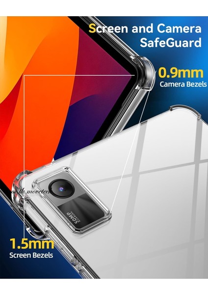 Redmi Pad Se 11 Inç Tablet Kılıfı ve Ekran Koruyucu Nano Cam Set Ön Arka Tam Kaplama 2 In 1