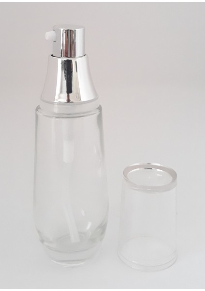 Boş Krem ve Losyon Şişesi 30 ml (10 Adet) Şeffaf Boş Şişe