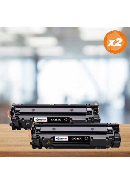 Hp 83A / CF283A Muadil Toner 2'li Paket / M201 / M125 / M225 / M127